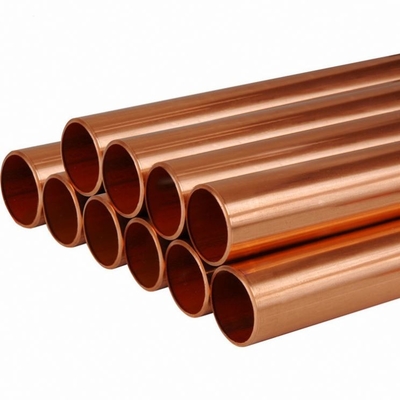 99.99% Cu c12200 copper tube Bright Straight Copper Pipes For AC