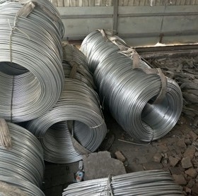 BWG5 Galvanized Steel Wire Rod High Tensile Strength 550mpa